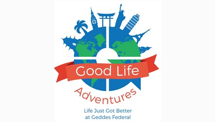 good life adventures logo from geddes federal savings and loan near syracuse ny