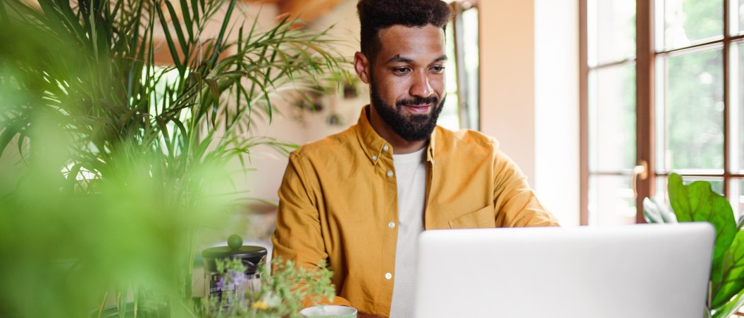 protect your privacy image of man resetting password on computer from geddes federal savings and loan near syracuse ny