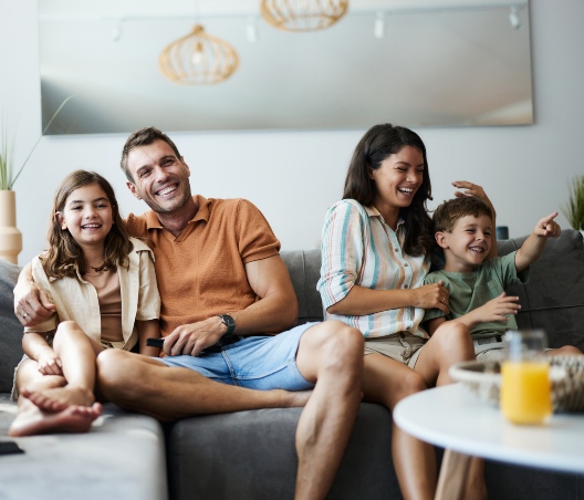when should i refinance my mortgage happy family in living room